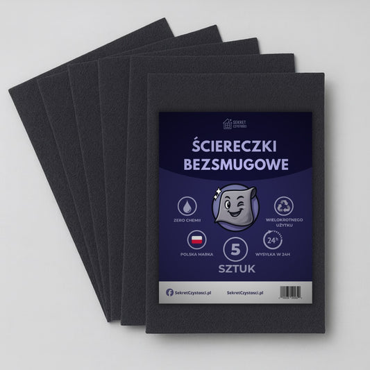 Ściereczki Bezsmugowe - Sekret Czystości 5 szt.