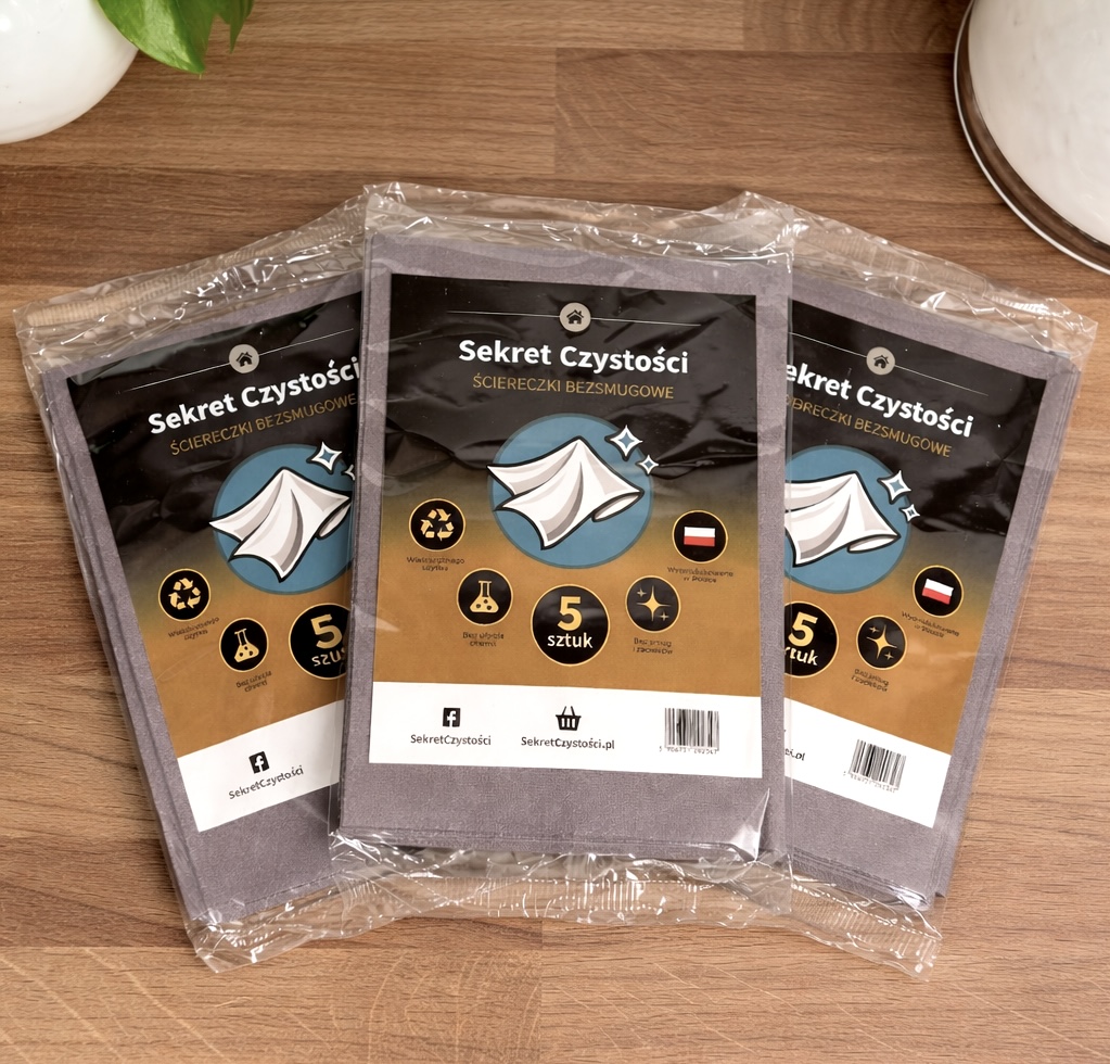 Magiczne ściereczki - 3 komplety