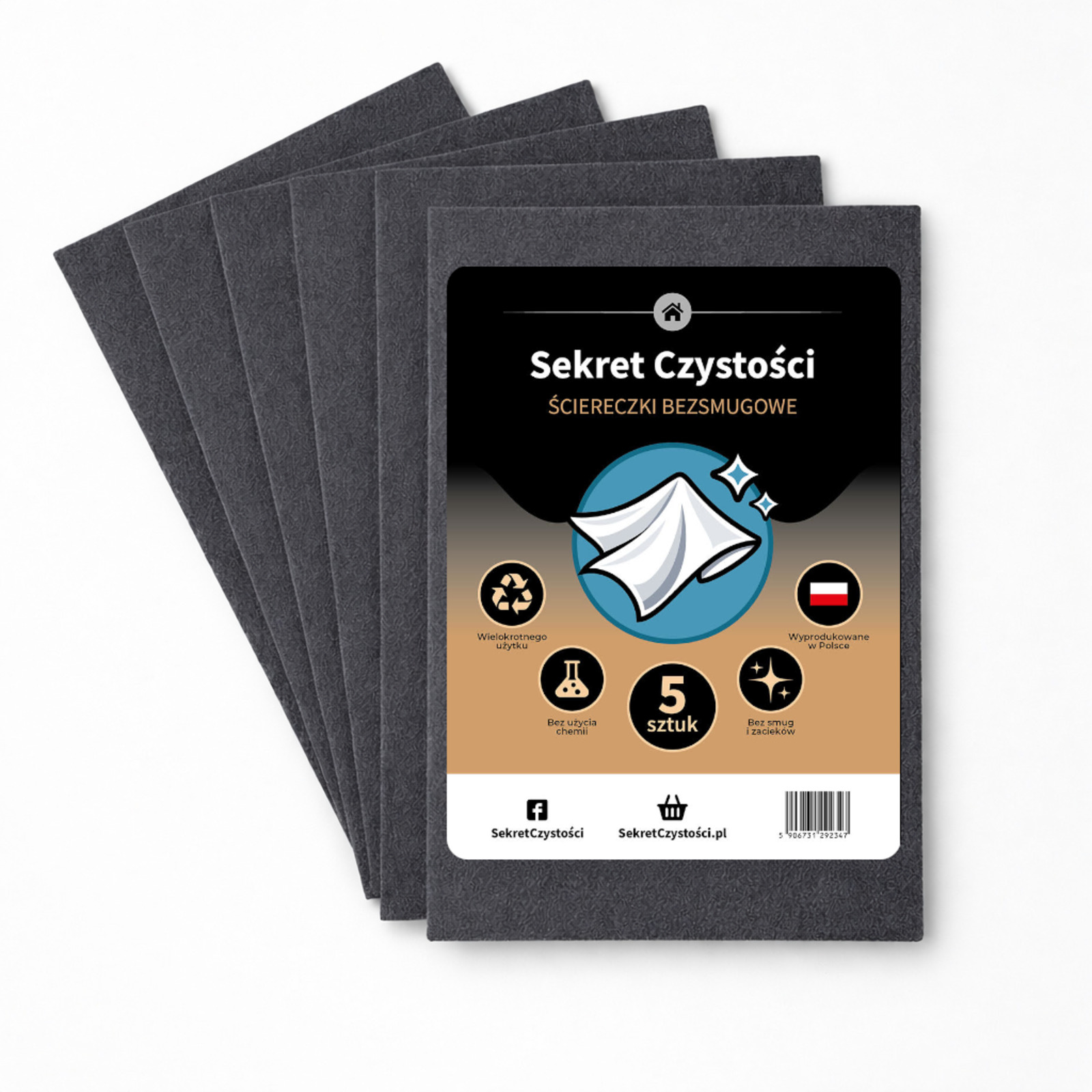 Ściereczki bezsmugowe — produkt
